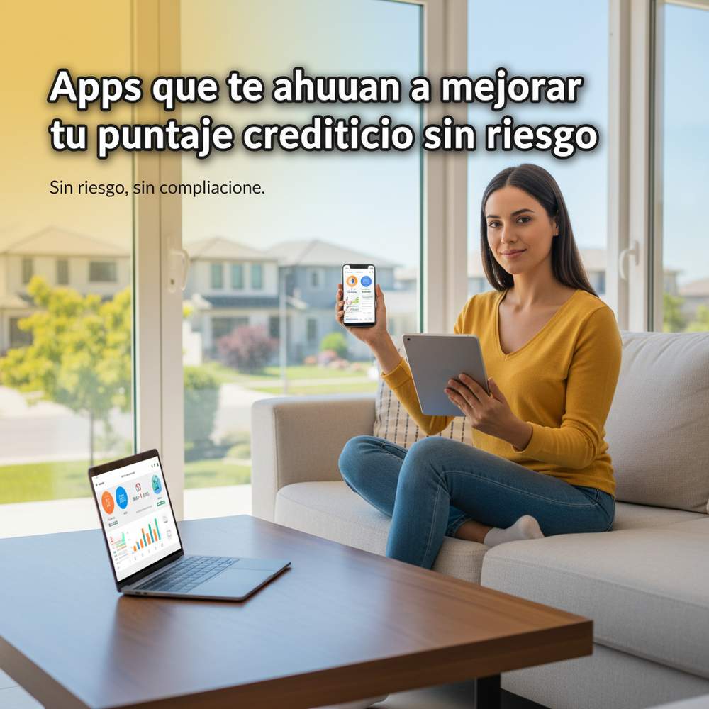 Apps que te ayudan a mejorar tu puntaje crediticio sin riesgo