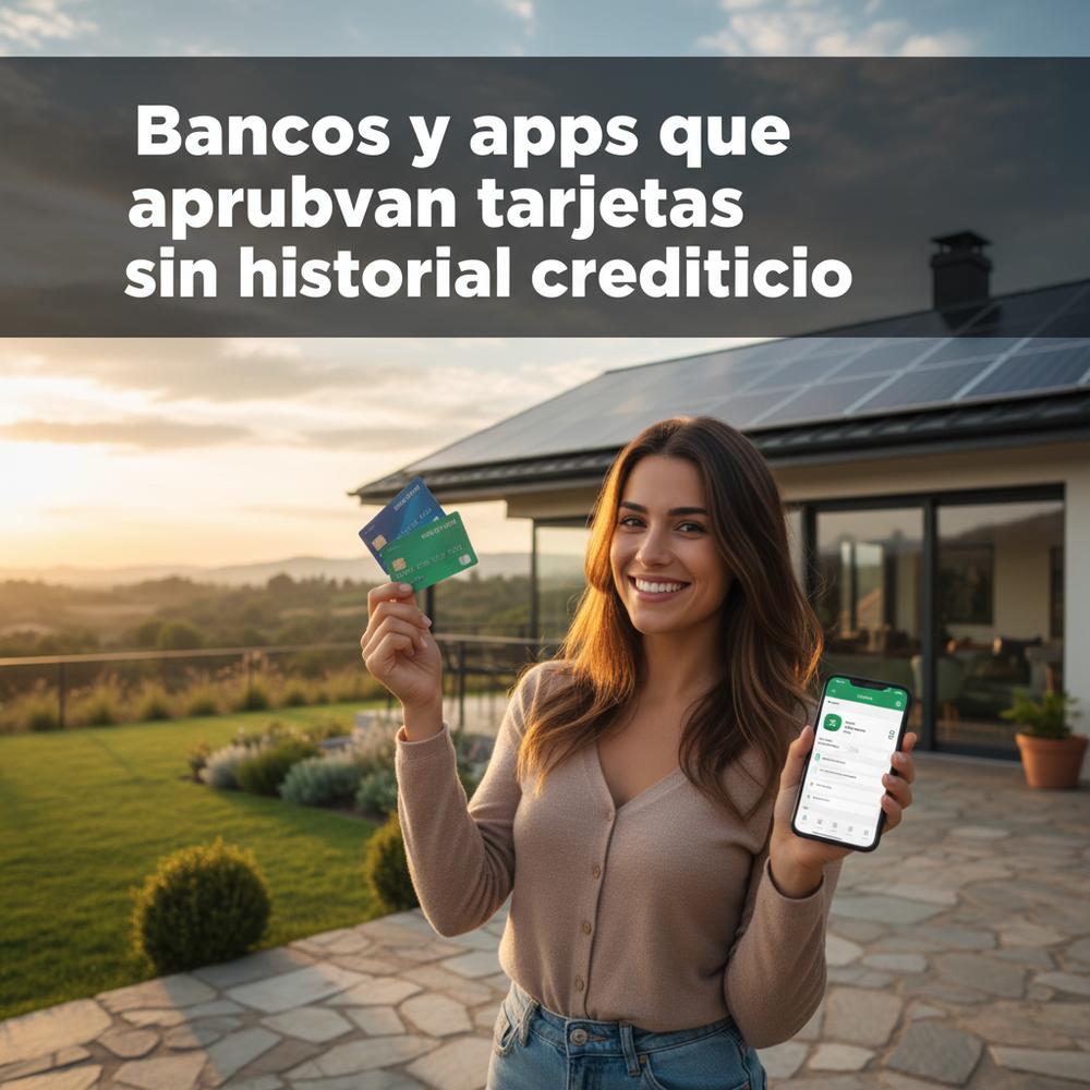 Bancos y apps que aprueban tarjetas sin historial crediticio