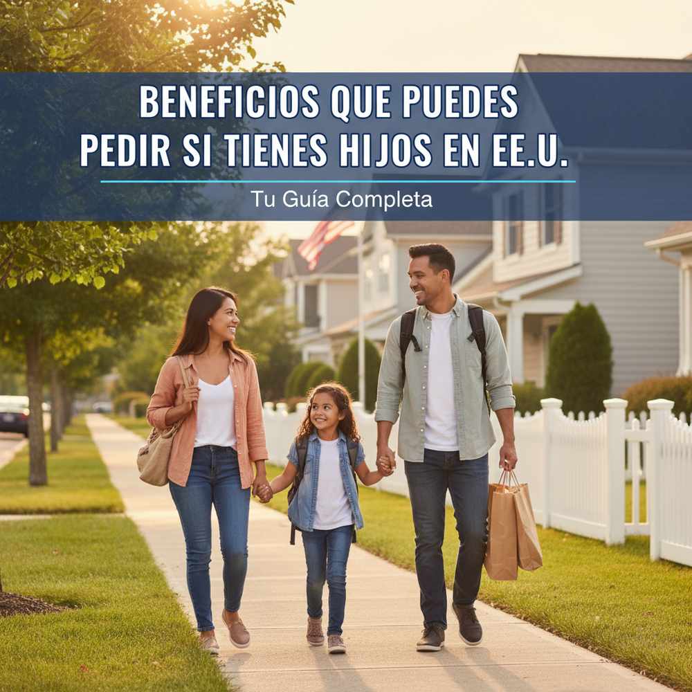 Beneficios que puedes pedir si tienes hijos en EE.UU.