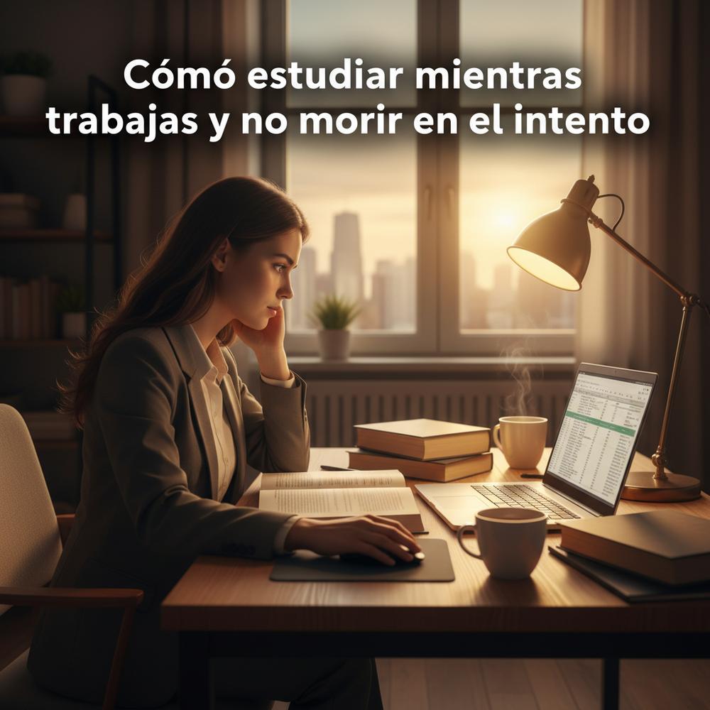 Cómo estudiar mientras trabajas y no morir en el intento