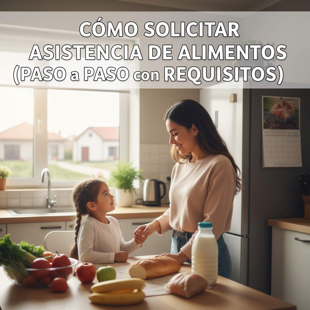 Cómo solicitar asistencia de alimentos (PASO a PASO con requisitos)